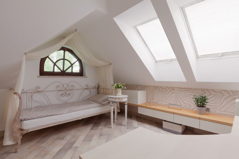 Attic Bedroom with Skylights